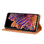 Wallet Case for Samsung Galaxy Xcover Pro (Brown) - Brown - Phone cases