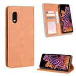 Wallet Case for Samsung Galaxy Xcover Pro (Brown) - Brown - Phone cases