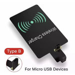 Wireless Charging Receiver - Type B (Micro USB) Devices - Phone/Tablet Accessories