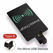 Wireless Charging Receiver - Type B (Micro USB) Devices - Phone/Tablet Accessories