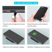 Wireless Charging Receiver - Type B (Micro USB) Devices - Phone/Tablet Accessories