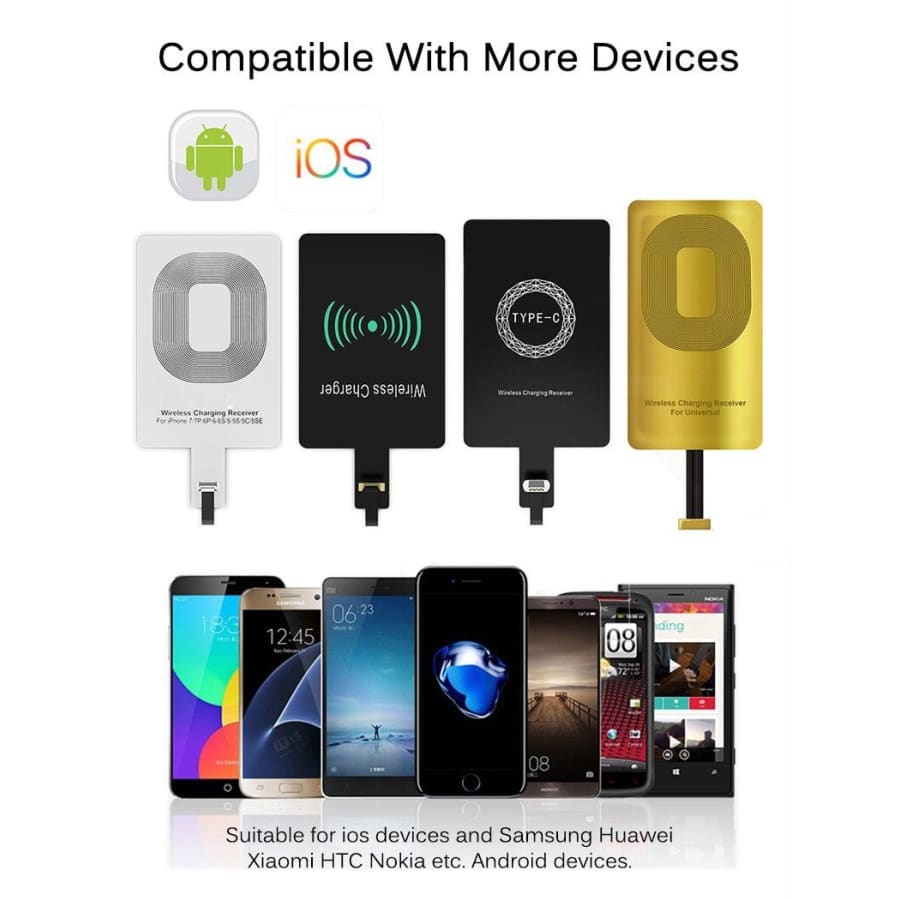 Wireless Charging Receiver - Type C Devices