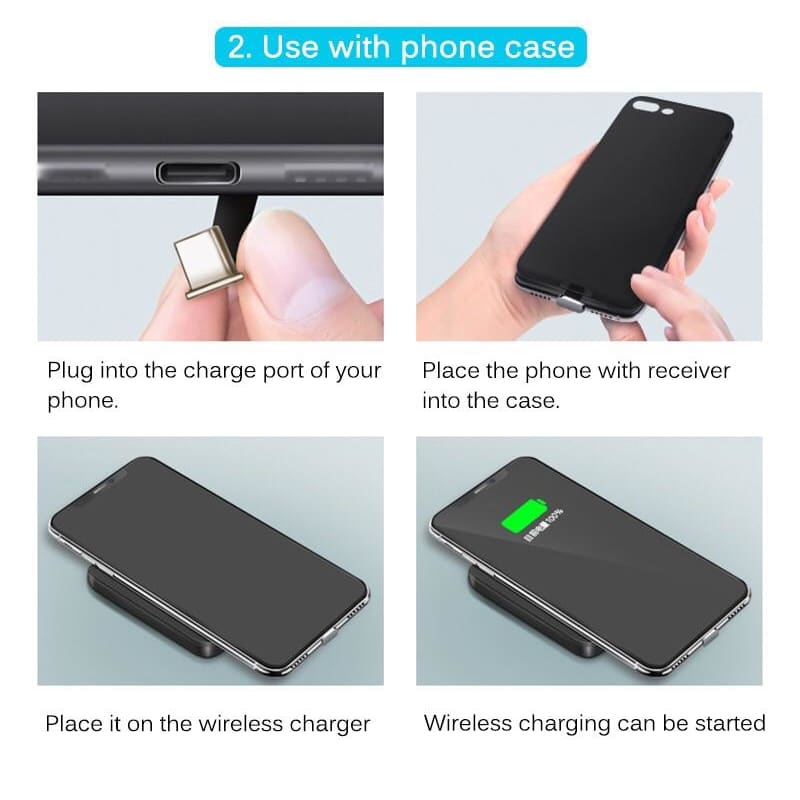 Wireless Charging Receiver - Type C Devices