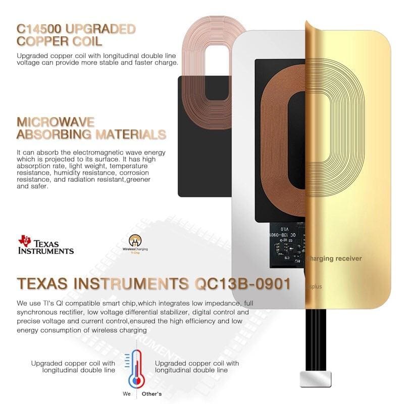 Wireless Charging Receiver - Type C Devices