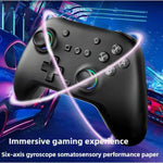 Wireless Joystick for Nintendo Switch PC & Smartphone | RGB Bluetooth Gaming Controller