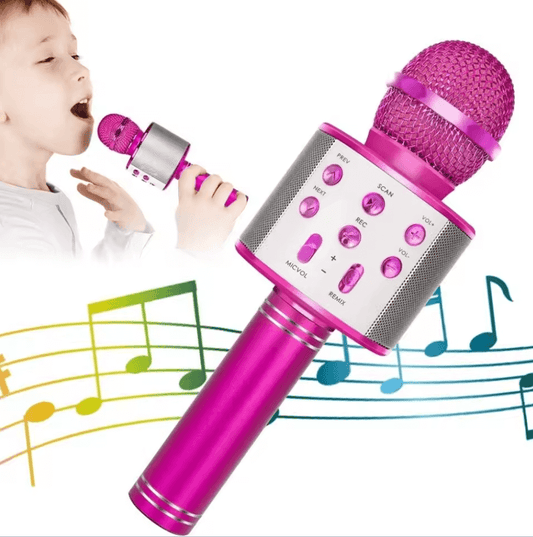 Wireless Bluetooth Karaoke Microphone for Kids