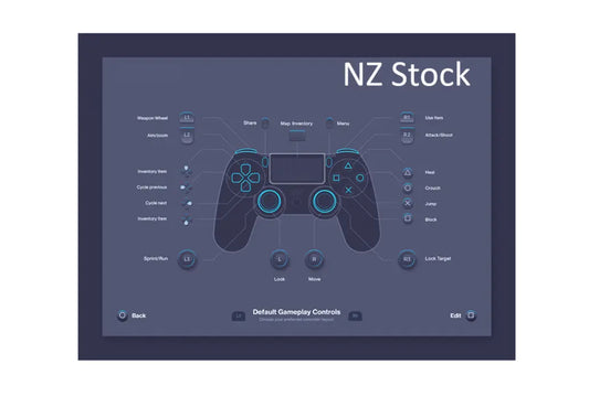 PS4 Controller Gold with Box and Cable