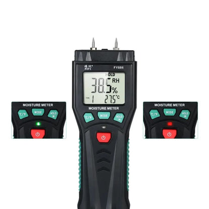 Wood Moisture Meter - Pin Type With Spare Pins & Case