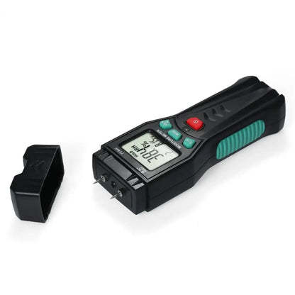 Wood Moisture Meter - Pin Type With Spare Pins & Case