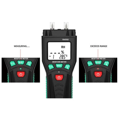 Wood Moisture Meter - Pin Type With Spare Pins & Case