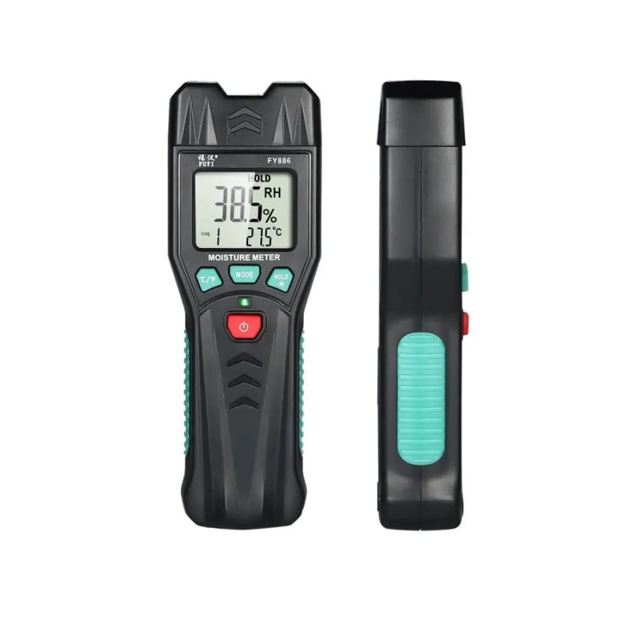 Wood Moisture Meter - Pin Type With Spare Pins & Case