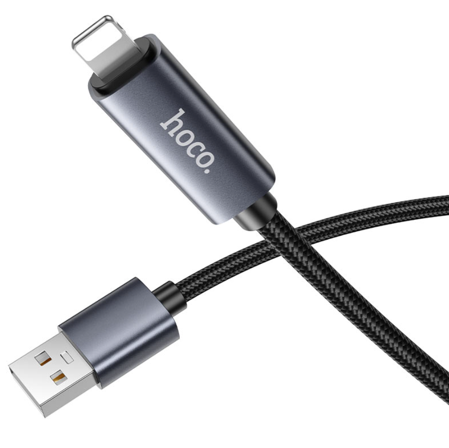 X112 2.4A iPhone charging cable side angle