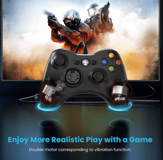 Front View Xbox 360 Wired Game Controller