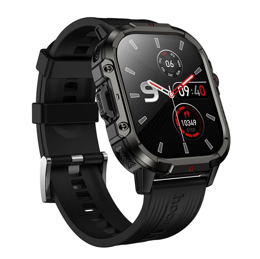 Rugged Outdoor GPS Smartwatch with Bluetooth Calling