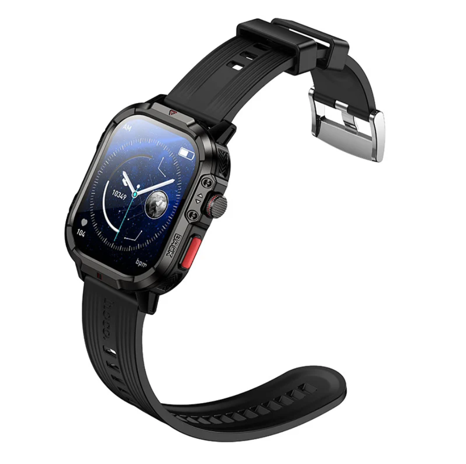 Rugged Outdoor GPS Smartwatch with Bluetooth Calling